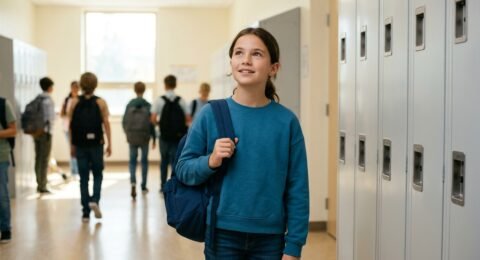 ado qui fait son entree au college et se prépare aux changements