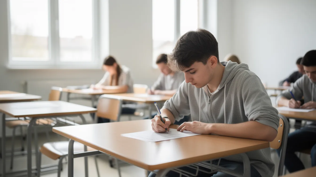 élève bac de français première
