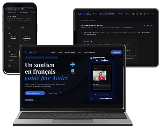 Testez Studelio (3 jours gratuits)