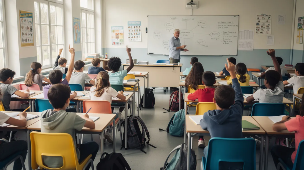 classe collège accord participe passé