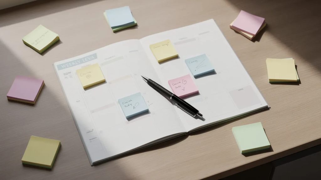 planning pour organiser ses devoirs en français au lycée